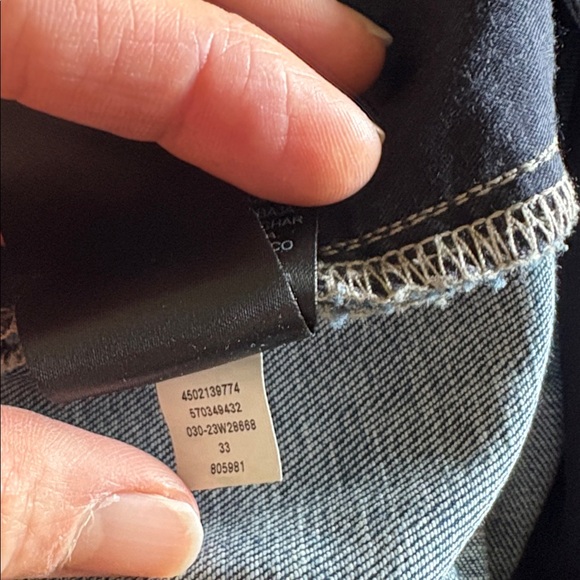 White House Black Market Denim wide leg jeans 6 - Picture 9 of 10